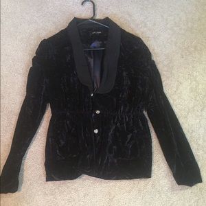 Black velvet Blazer