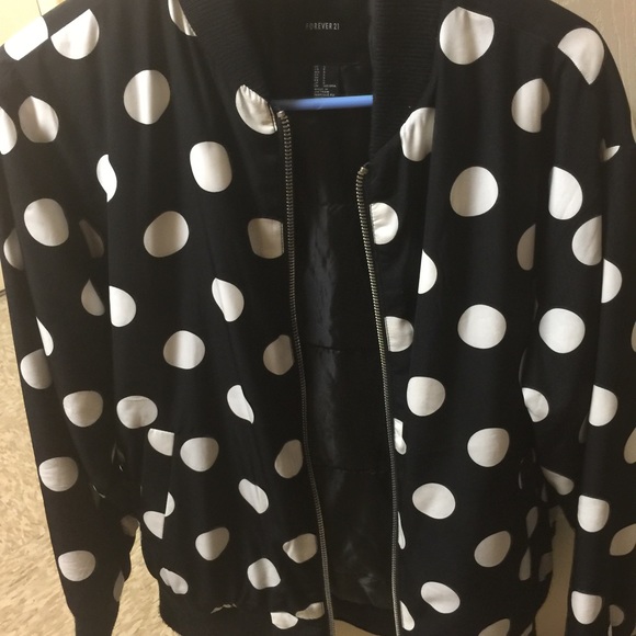 Poka dot jacket