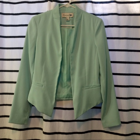 Forever 21 mint blazer