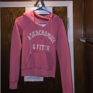 Pink A&F hoodie