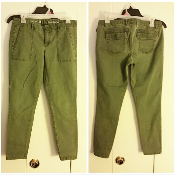 Gap skinny ankle length pants