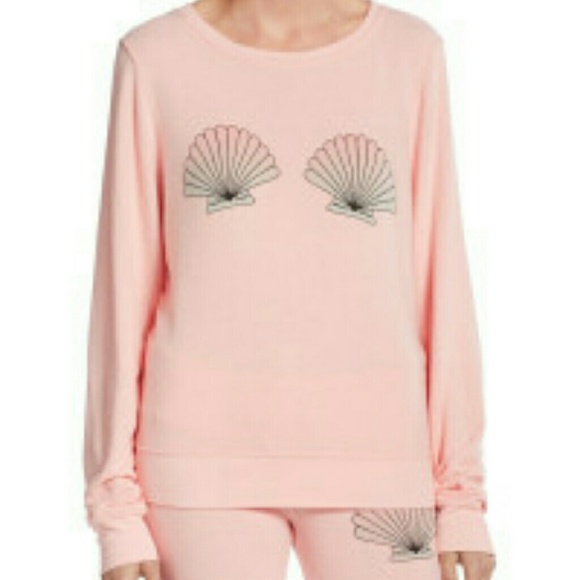 Wildfox sea shell jumper sweatshirt top