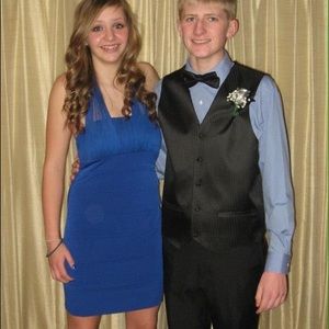 Blue semi formal dress