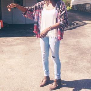 Forever 21 Print short kimano 🎀