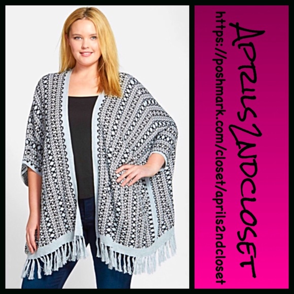 Sweaters - ❗️1-HOUR SALE❗️Plus Size Cape Cardigan Loose Knit