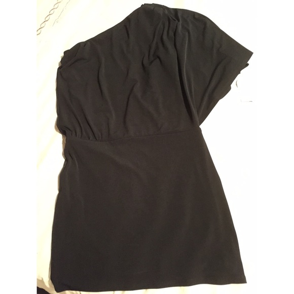 Black one sleeve dress - Picture 1 of 2