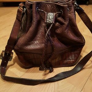 Used Fossil drawstring bag