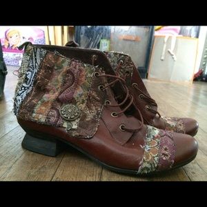 Funky heeled booties