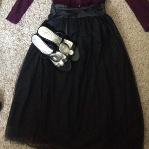 Black Tulle Skirt