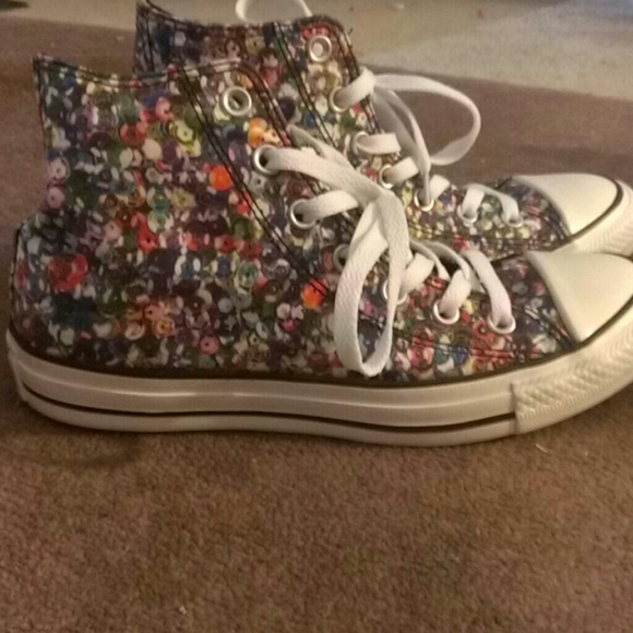 Sequined converse