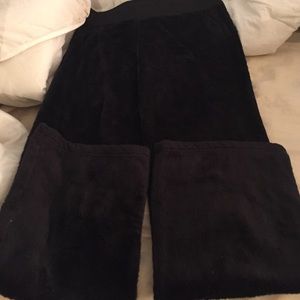 North face furry pants
