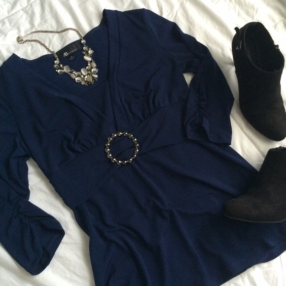 Navy Blouse