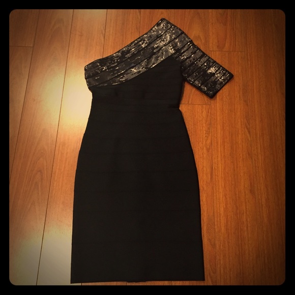 One-Shoulder Herve Leger dress