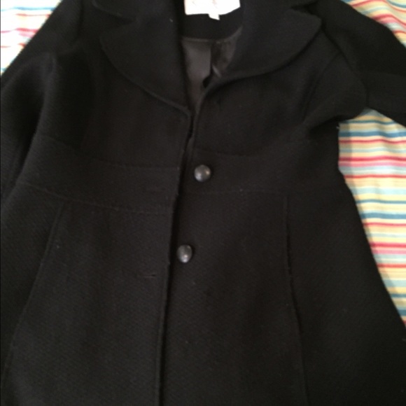 A black pea coat-Jessica Simpson