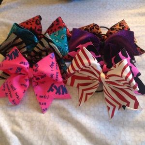Assorted cheer bows