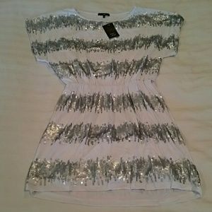 Tart collection sequined dress with cinched waist