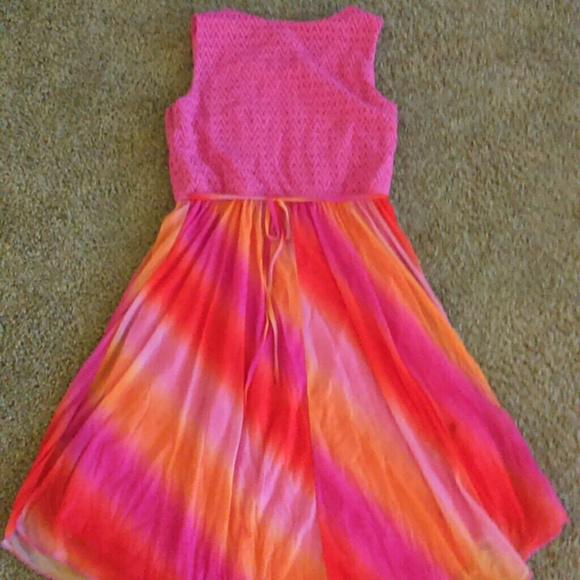Colorful Flowy Dress - Picture 2 of 3