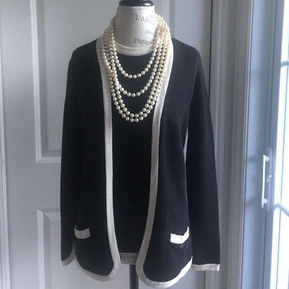 CHANEL Tops - Authentic CHANEL CASHMERE TWINSET