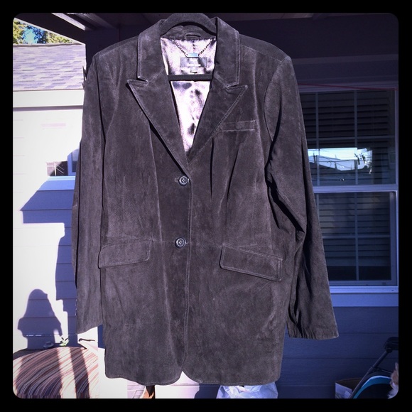 NWOT Black Dennis Basso Leather Jacket