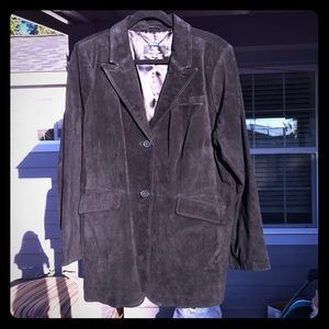 NWOT Black Dennis Basso Leather Jacket