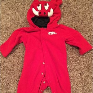 Arkansas razorbacks onesie