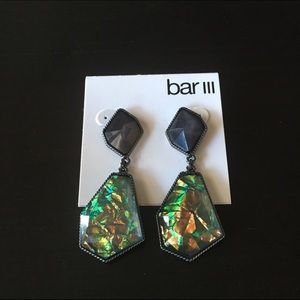 Geometric dangle earrings