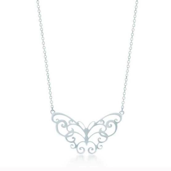 Tiffany & Co. Butterfly enchant pendant necklace