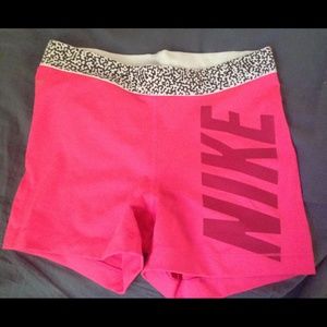 Pink nike pros