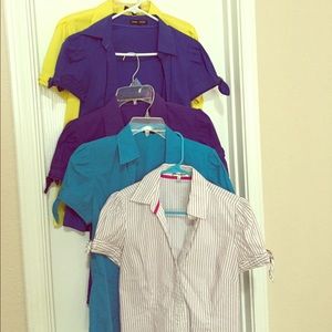 Express short sleeve button down shirts