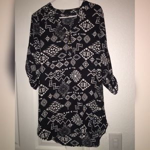 Tribal printed tunic