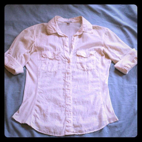 James Perse classic fitted button-down shirt - Picture 1 of 1