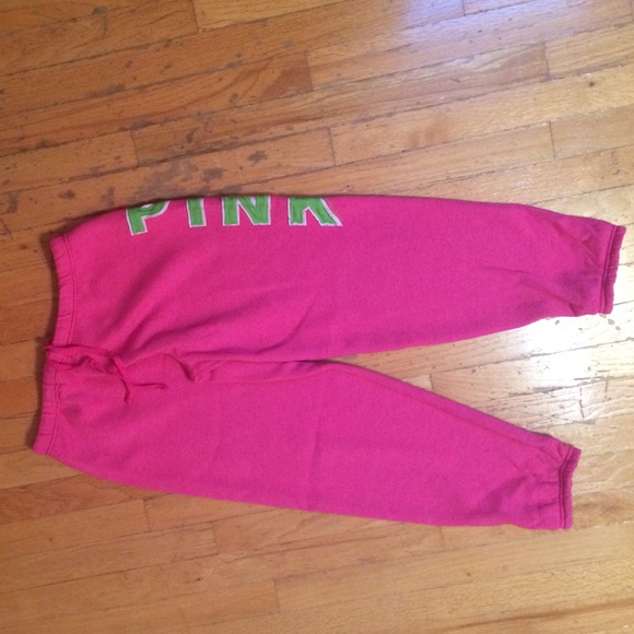 Victoria's Secret Pink! Pink and green capris!