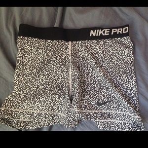 Cheetah print nike pros