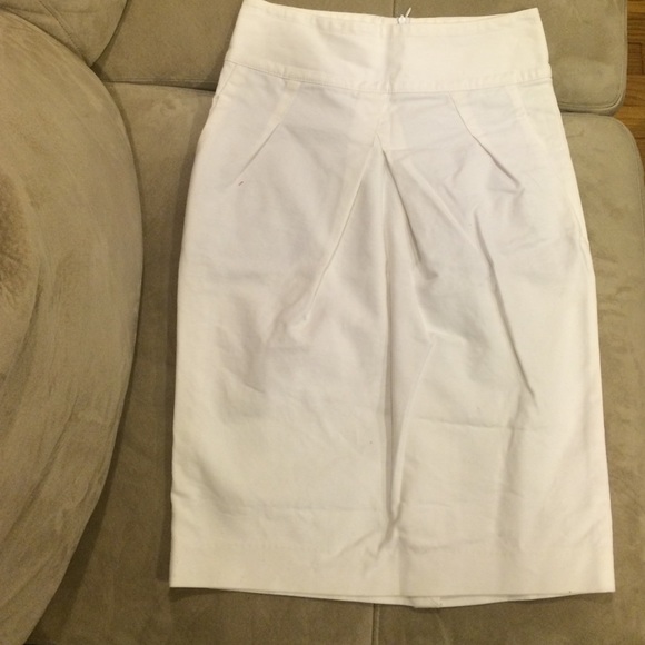 White skirt