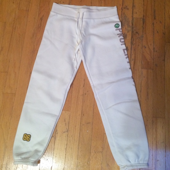 Victoria's Secret PINK white capris