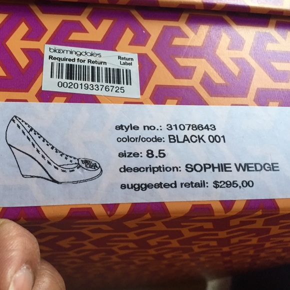 Tory Burch Wedge Pumps Size US 8.5