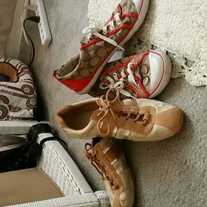 Bundle coach tennis shoes