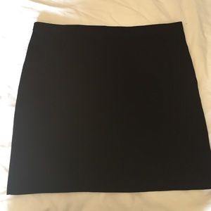 Solid Black mini skirt