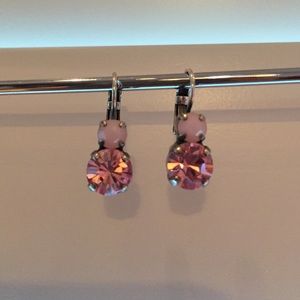 Two tone pink earrings