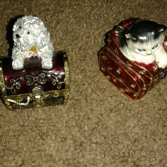 Cat and Dog Figurines