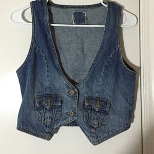 Denim Jeans Vest