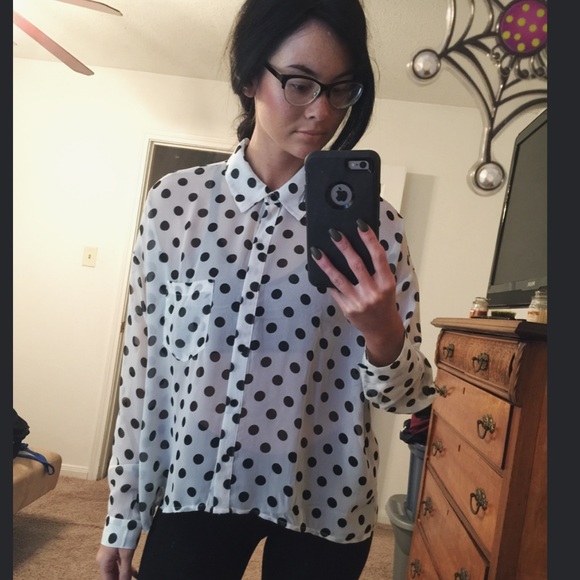 Black & White Boutique Top