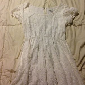 White lace dress