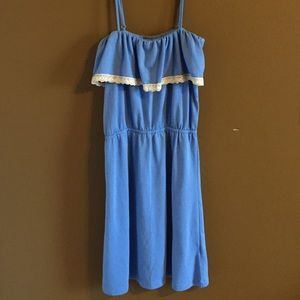 Blue cotton on dress