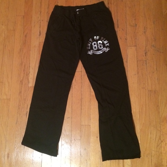 Victoria's Secret PINK black sweatpants
