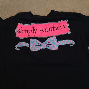 Simply Southern bow tee.