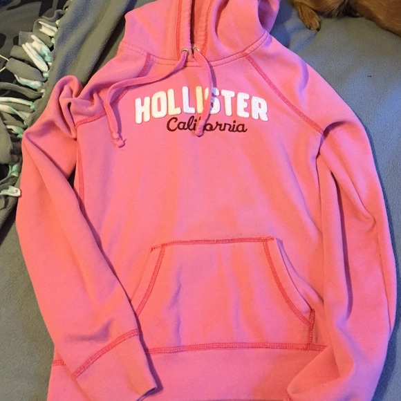 Pink hollister hoodie!