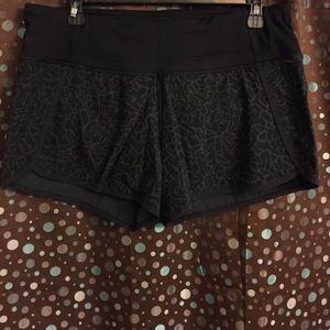 BRAND NEW black lulu shorts, never worn