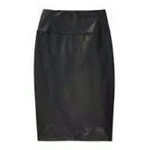 Wilfred Free leather skirt