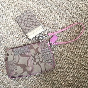 Coach wallet & ID holder